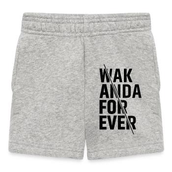wak anda for ever - Baby Shorts - heather grey - Front