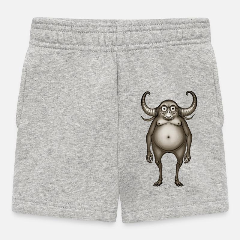 BUG #6 – dunkle Hölle - Baby Shorts - Grau meliert