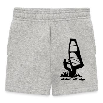 Planche à voile - Short Bébé - gris chiné - Devant