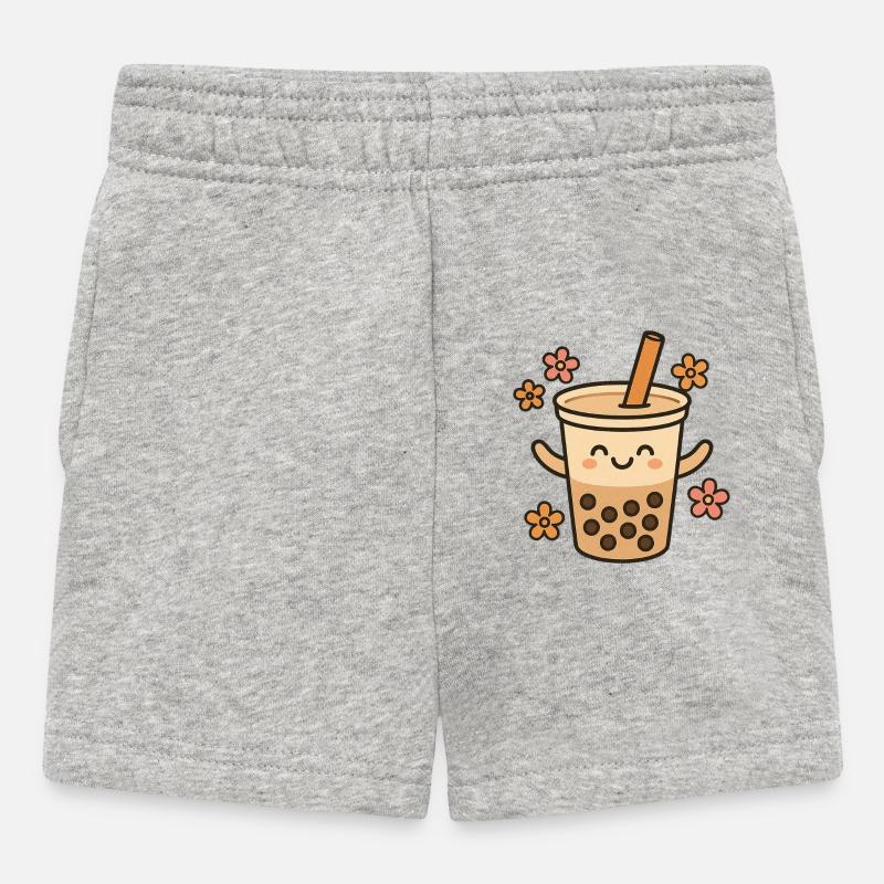 Coupe Kawaii - Short Bébé - gris chiné