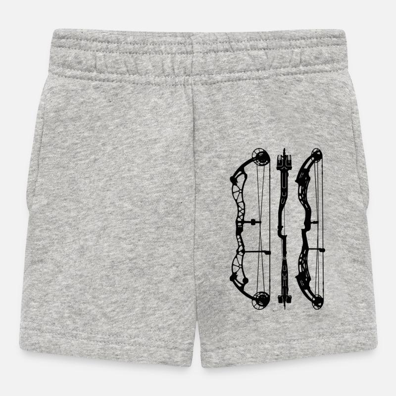 BowtechRekoning_Plans - Baby Shorts - Grau meliert