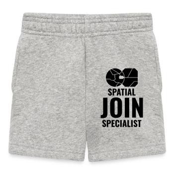Spatial Join GIS Data Analyst Mapping Expert - Baby Shorts - heather grey - Front