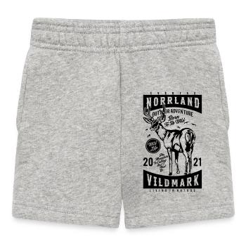 Norrland Vildmark 2021 - Baby Shorts - heather grey - Front