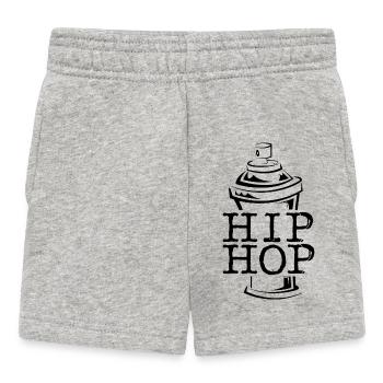 Hip Hop Graffiti Spray Can Spray Can Sprayer icon - Baby Shorts - heather grey - Front
