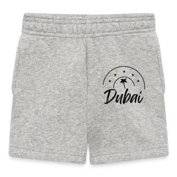 Dubaï - Short Bébé - gris chiné - Devant
