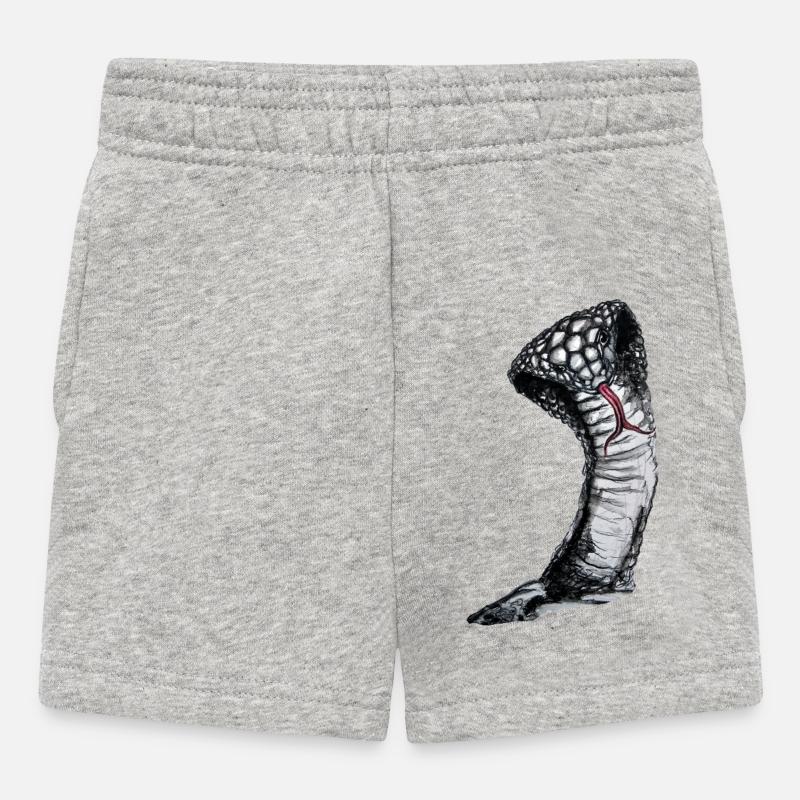 Cobra - Short Bébé - gris chiné