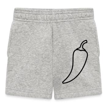 Résumé du piment piment - Short Bébé - gris chiné - Devant