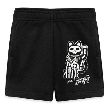 Chat qui agite le squelette - Secouez vos os - Short Bébé - noir - Devant