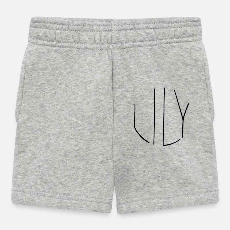 Lys - Short Bébé - gris chiné