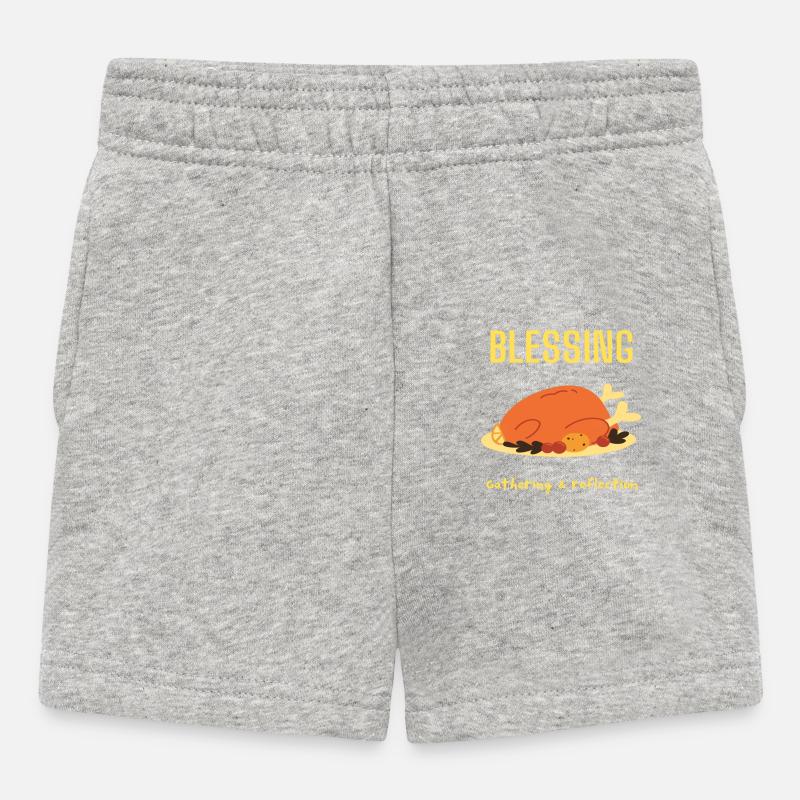 Gathering & reflection - Baby Shorts - heather grey