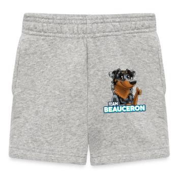 TEAM Beauceron - Harlekin - Baby Shorts - Grau meliert - Vorne