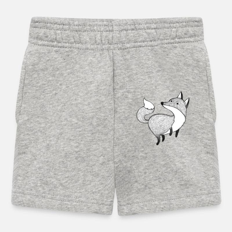 Fuchs - Baby Shorts - Grau meliert