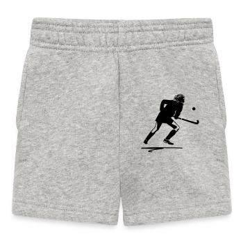 Feldhockey Spielerin - Baby Shorts - Grau meliert - Vorne