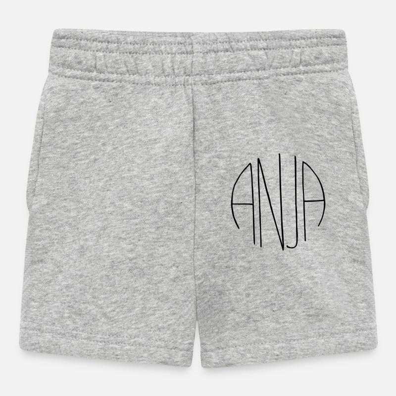 Anja Geschenk - Baby Shorts - Grau meliert