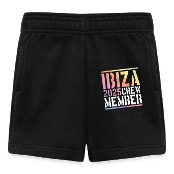 Ibiza 2025 Crew Bunt - Baby Shorts - Schwarz - Vorne