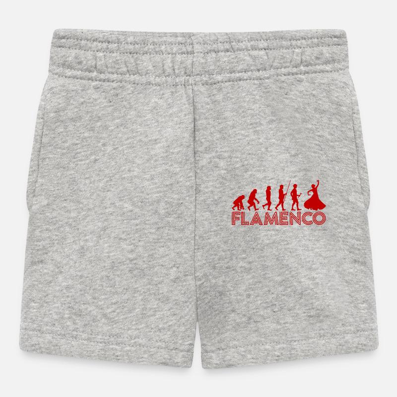 Flamenco Evolution 2 - Baby Shorts - heather grey