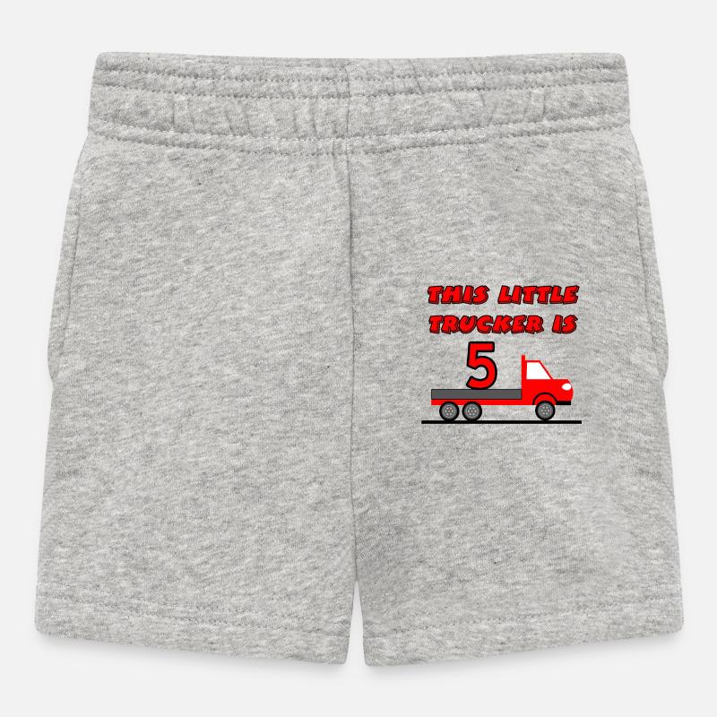 Camion - Short Bébé - gris chiné