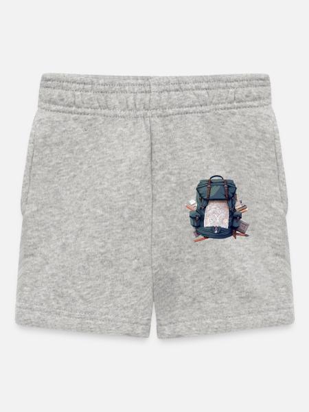 Reisetasche Nr. 2 - Baby Shorts - Grau meliert