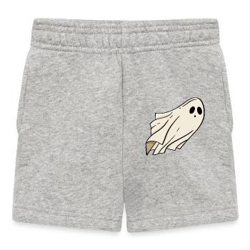 Geist Halloween - Baby Shorts - Grau meliert - Vorne