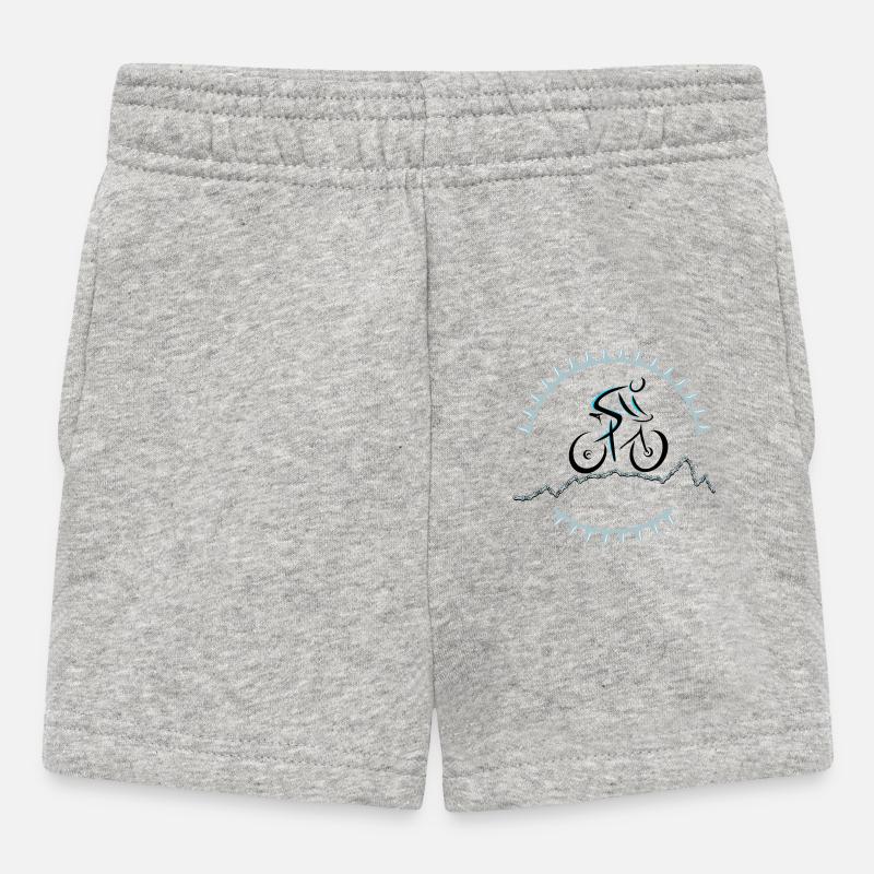 Cycliste professionnel - Short Bébé - gris chiné