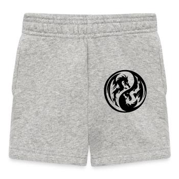 dragon ying yans - Baby Shorts - Grau meliert - Vorne