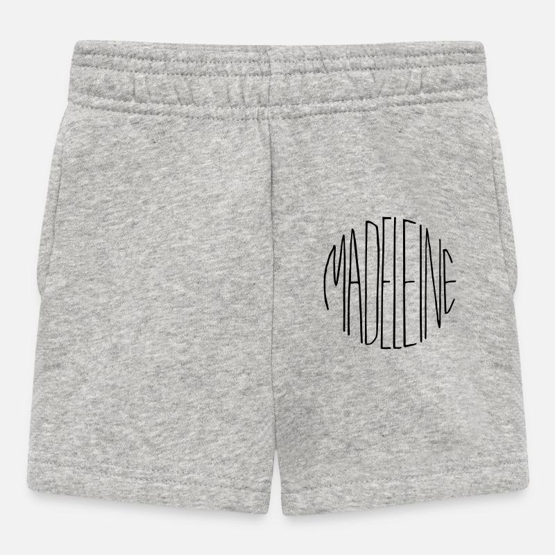 Madeleine - Short Bébé - gris chiné