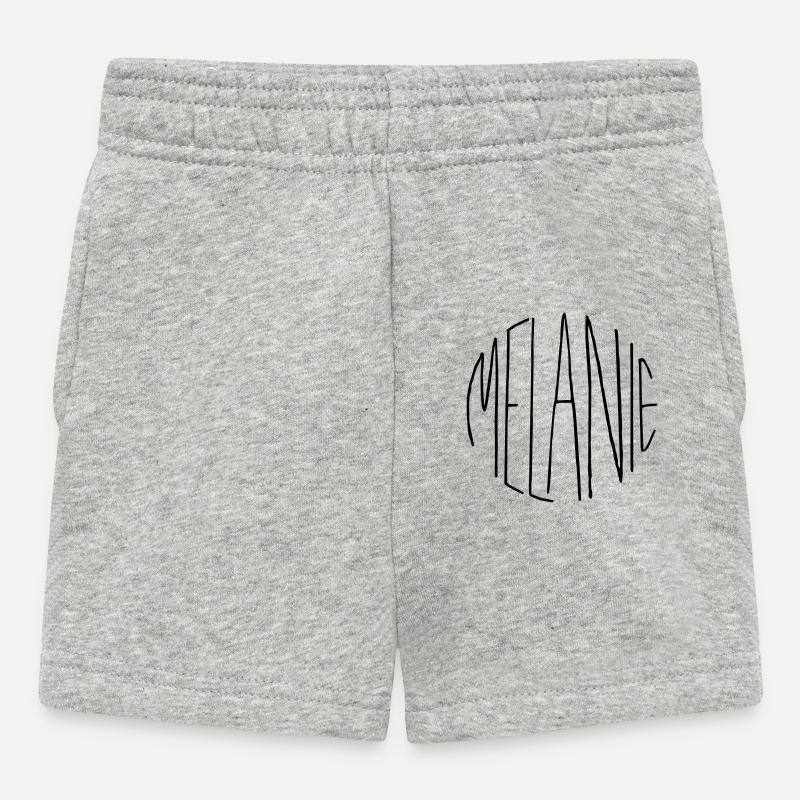 Melanie - Short Bébé - gris chiné