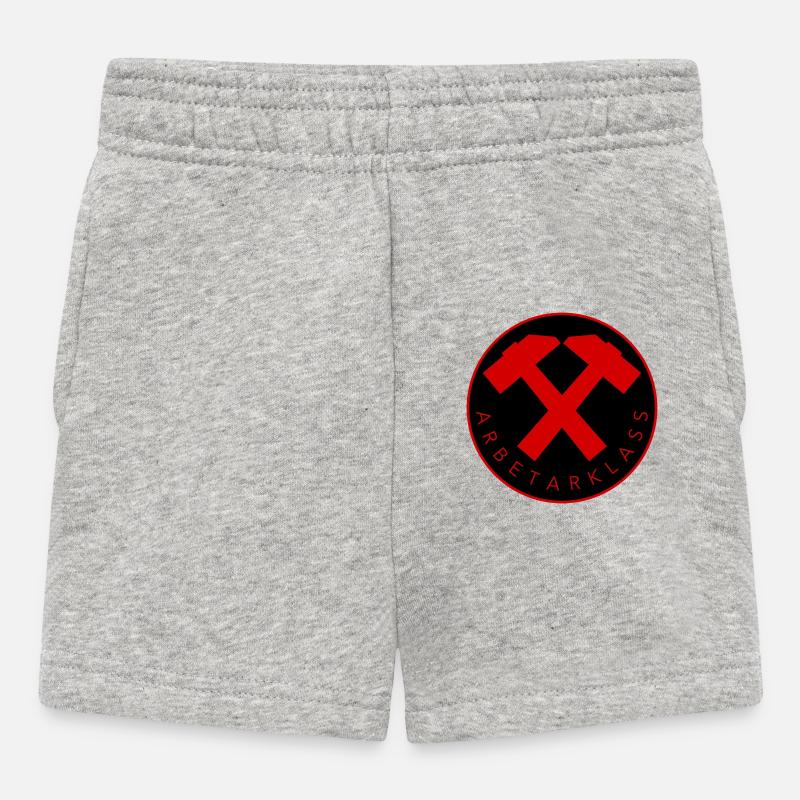 Classe ouvrière - Short Bébé - gris chiné