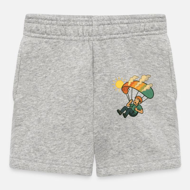 Icare - Short Bébé - gris chiné