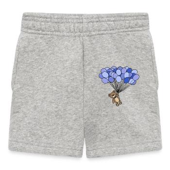 Kinder - Baby Shorts - Grau meliert - Vorne