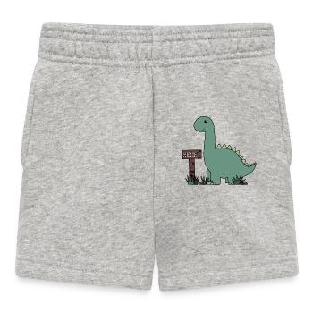 Dino Henry - Baby Shorts - Grau meliert - Vorne