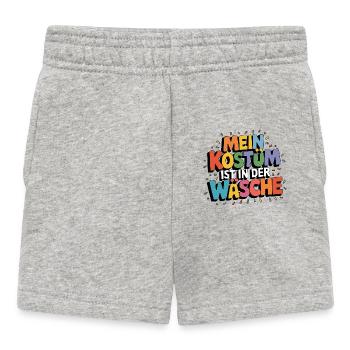 Mon costume est au lavage - Short Bébé - gris chiné - Devant