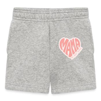 Mama du bist super - Baby Shorts - Grau meliert - Vorne