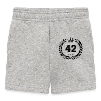 Armoiries 42 - Short Bébé - gris chiné - Devant