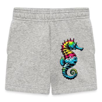 Hippocampe - Short Bébé - gris chiné - Devant
