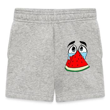 Cry for Palestine - Baby Shorts - Grau meliert - Vorne