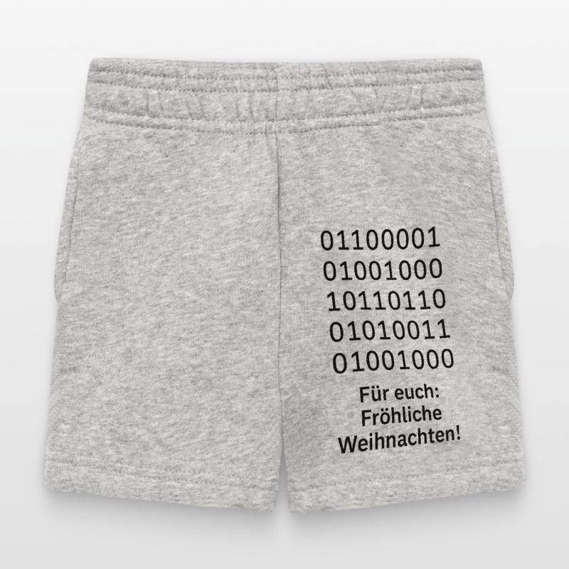 Binary Code Weihnachtszauber Baby Shorts