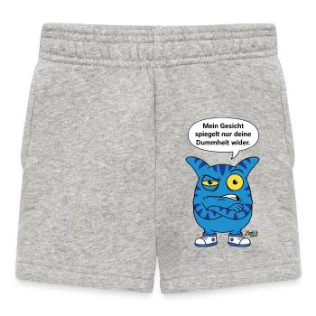 Your Face Reflects Stupidity - Zooki - Baby Shorts - heather grey - Front
