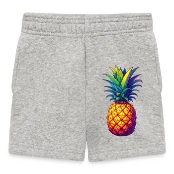 Ananas - Short Bébé - gris chiné - Devant