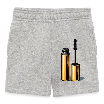 Mascara doré - Short Bébé - gris chiné - Devant