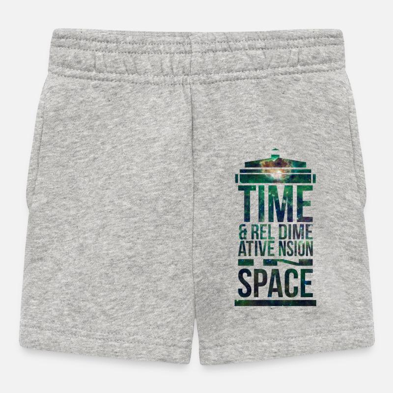 TARDIS - Short Bébé - gris chiné