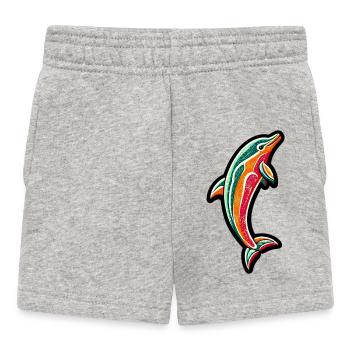 Delfin - Baby Shorts - Grau meliert - Vorne