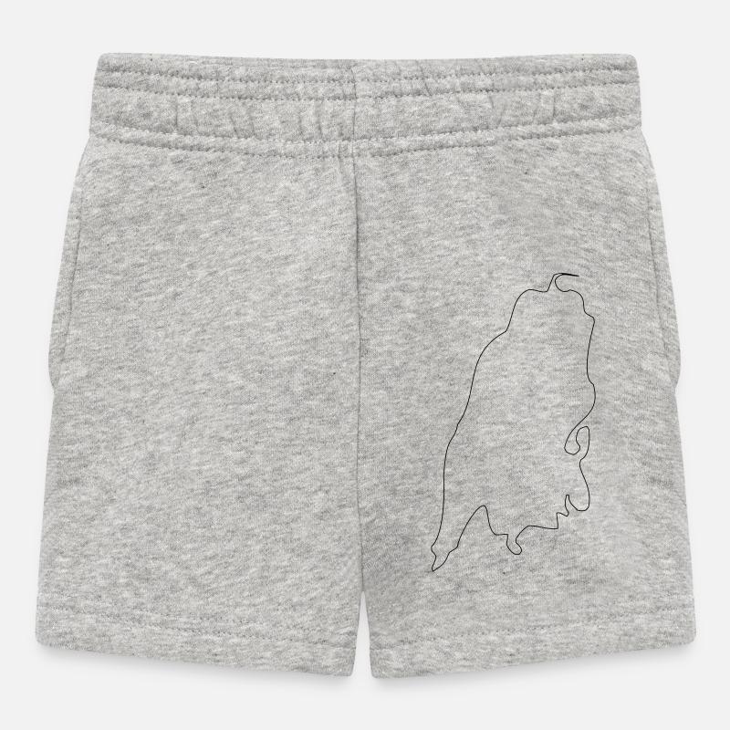 Lefkada - Baby Shorts - heather grey