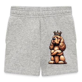 Cocker Spaniel Cocker Dog Cocker Spaniel Owner - Baby Shorts - heather grey - Front