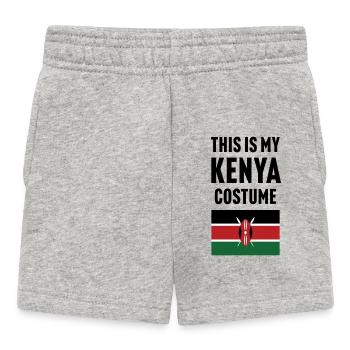 C’est mon costume du Kenya - Short Bébé - gris chiné - Devant