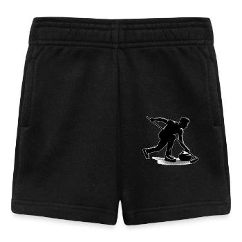Curling Outline - Baby Shorts - black - Front