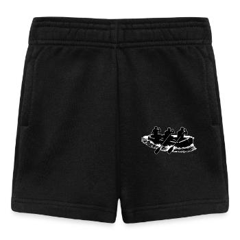 Rafting Umriss Motiv - Baby Shorts - Schwarz - Vorne