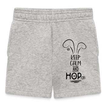 Easter - Baby Shorts - heather grey - Front