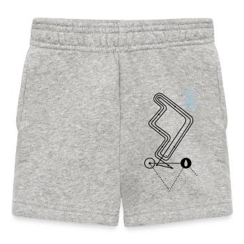 Regattabahn Segelsport Regatta Bahn Segeln Kurs - Baby Shorts - Grau meliert - Vorne