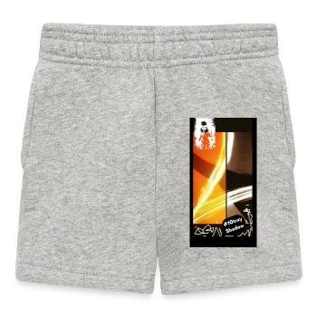 --_swag_orange_noir_blanc_grg_10tray_4_style_b - Baby Shorts - Grau meliert - Vorne